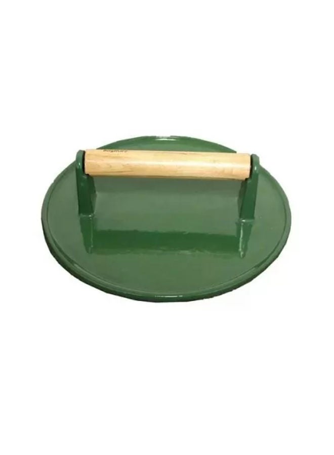 Berghoff Cast Iron Steak Press -Green - Image 1